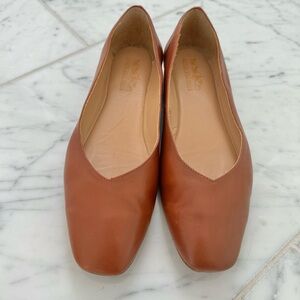 Coach and Four brown leather flats. Size 6